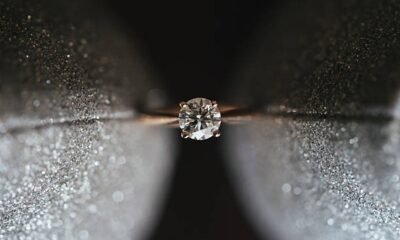 Moss Agate Engagement Rings